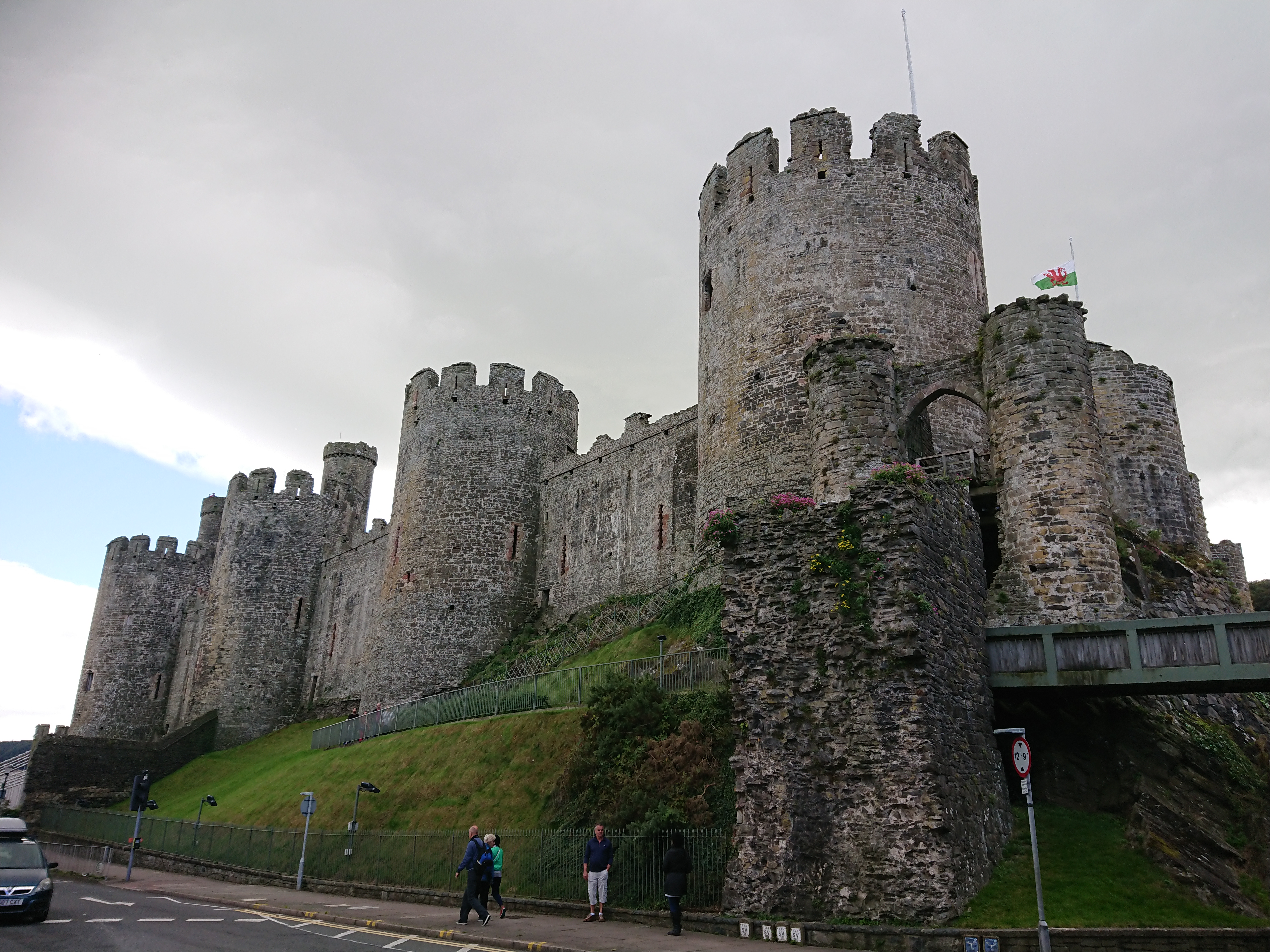 Conwy Castle i Wales