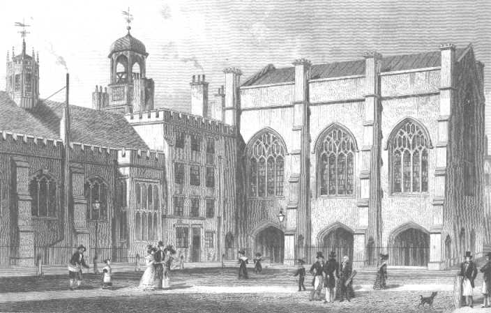 Lincoln’s Inn i en illustration av Thomas Shepherd omkring 1830