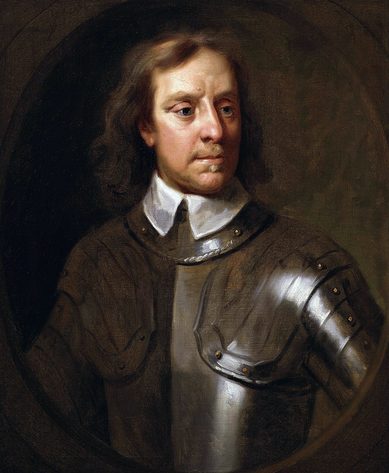 Porträtt av Oliver Cromwell